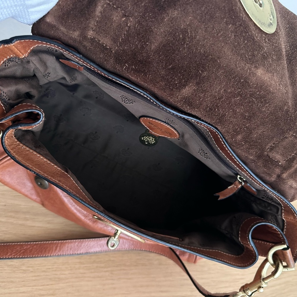 Mulberry Alexa Oak Soft Buffalo Leather Satchel - Picture 7 of 15
